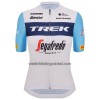 Set Fietsshirt 2023 Trek-Segafredo (Cycling Shorts) Wit Blauw